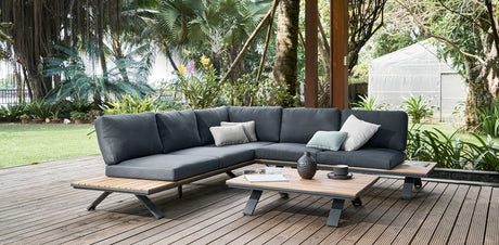 Ashwood Corner Lounge Setting - Grey