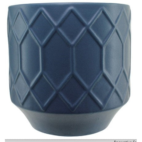 Izel Planter 19x18 Navy