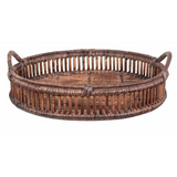 Tray Rattan Bahama Brown Large