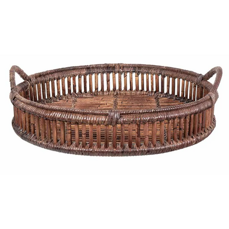 Tray Rattan Bahama Brown Large