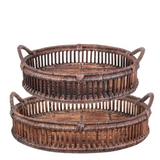 Tray Rattan Bahama Brown Small