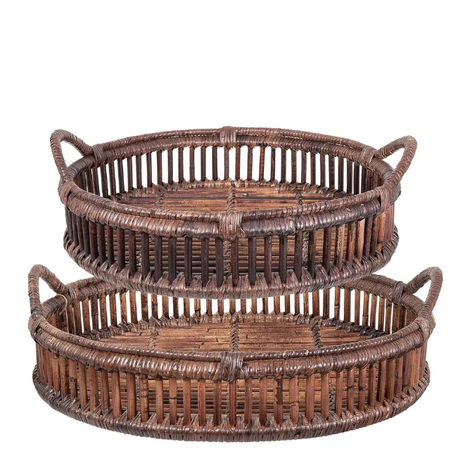 Tray Rattan Bahama Brown Small