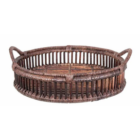 Tray Rattan Bahama Brown Small