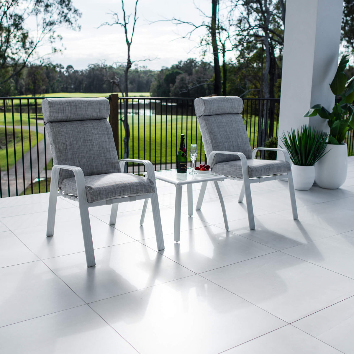 Andorra Shelby - 3pce - Outdoor Bistro Set