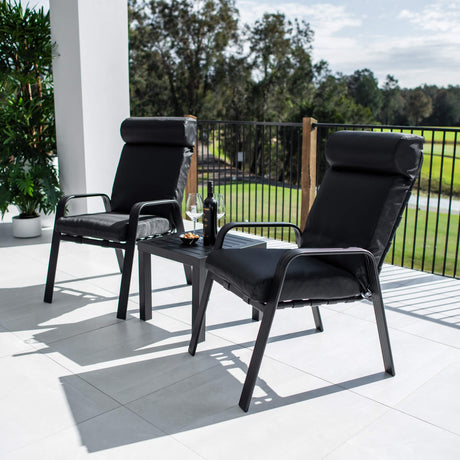 Andorra Slat - 3pce - Outdoor Bistro Set