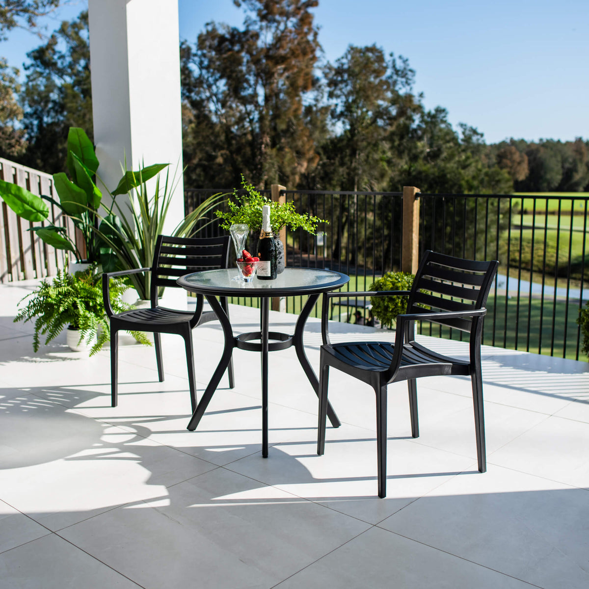 Apollo XL Coventry - 3pce - Outdoor Bistro Set