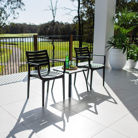 Apollo XL Shelby - 3pce - Outdoor Bistro Set