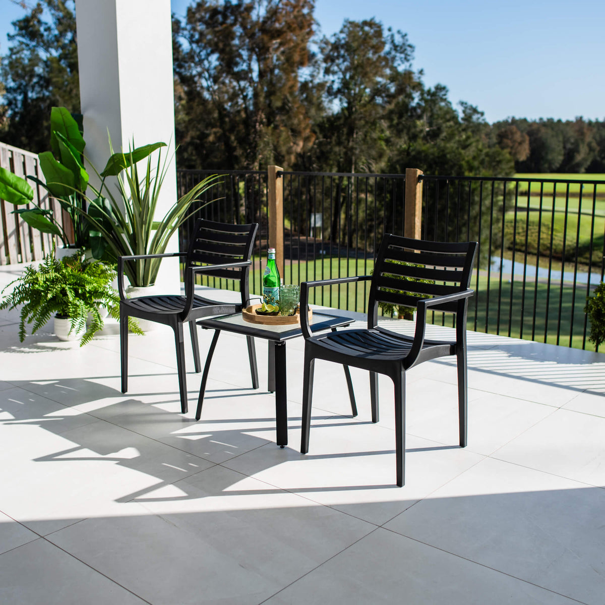 Apollo XL Shelby - 3pce - Outdoor Bistro Set