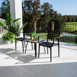 Apollo XL Shelby - 3pce - Outdoor Bistro Set