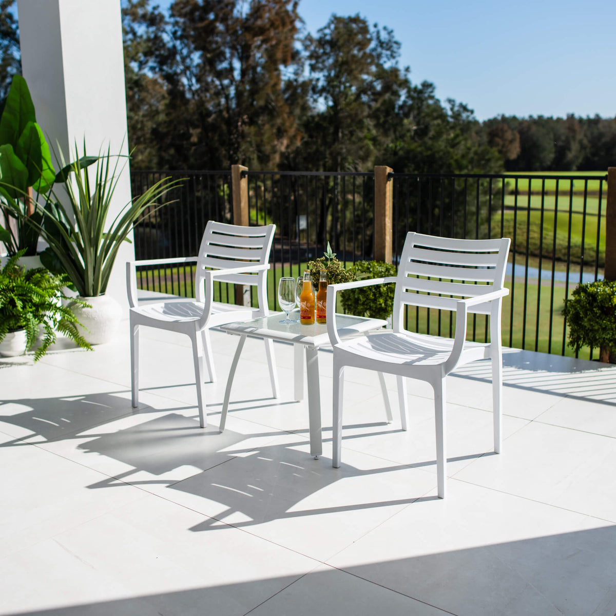 Apollo XL Shelby - 3pce - Outdoor Bistro Set