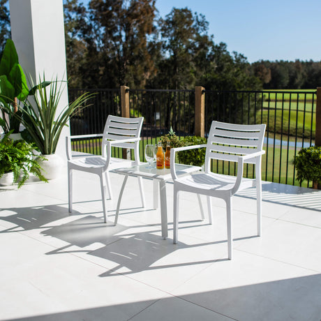 Apollo XL Shelby - 3pce - Outdoor Bistro Set