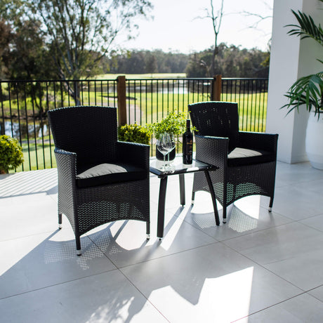 Aspen Shelby - 3pce - Outdoor Bistro Set