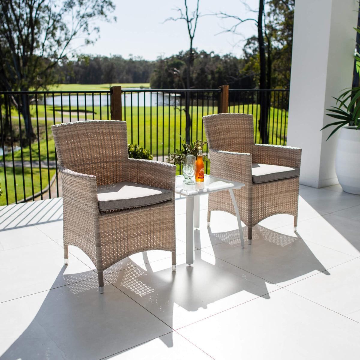 Aspen Shelby - 3pce - Outdoor Bistro Set
