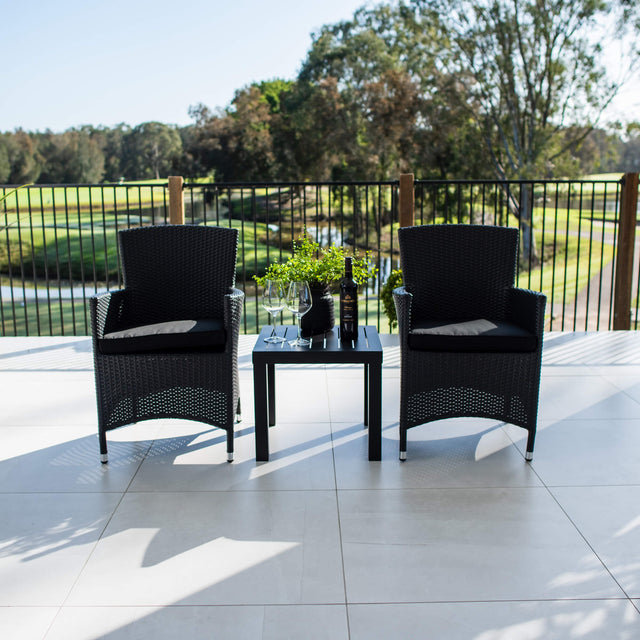 Aspen Slat - 3pce - Outdoor Bistro Set