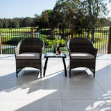 Boston Shelby - 3pce - Outdoor Bistro Set