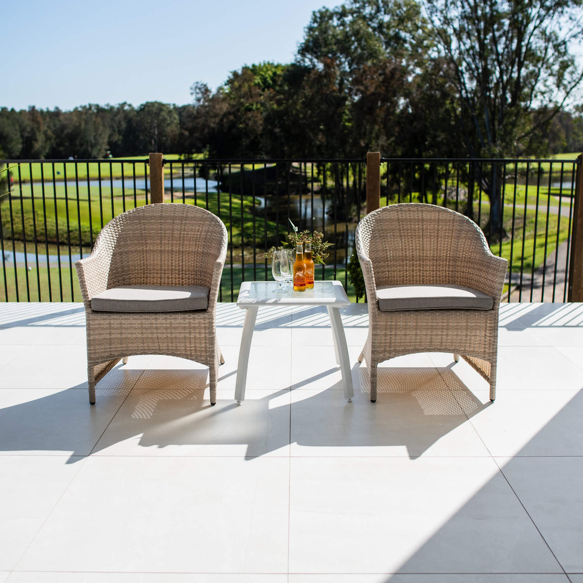 Boston Shelby - 3pce - Outdoor Bistro Set