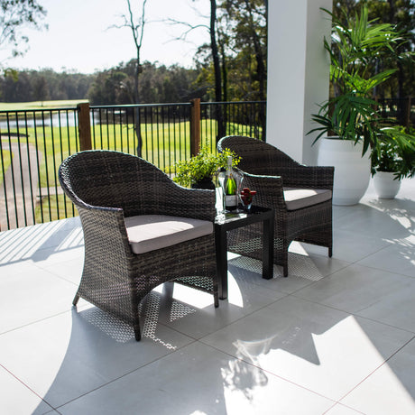 Boston Slat - 3pce - Outdoor Bistro Set