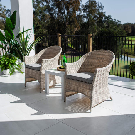 Boston Slat - 3pce - Outdoor Bistro Set