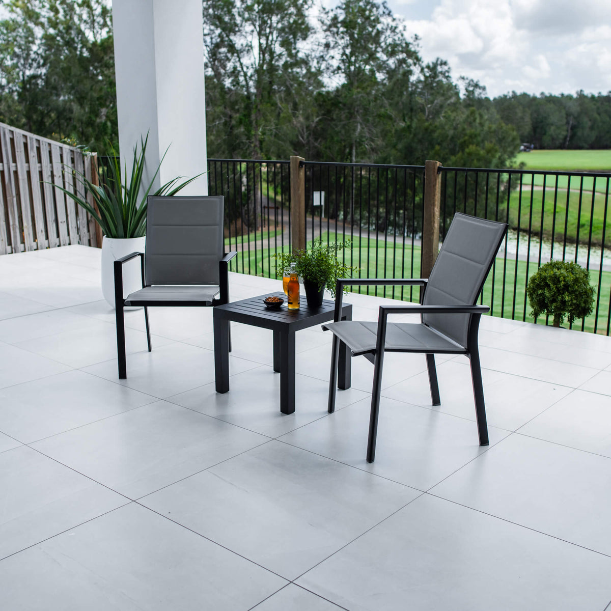 Margot Slat - 3pce - Outdoor Bistro Set