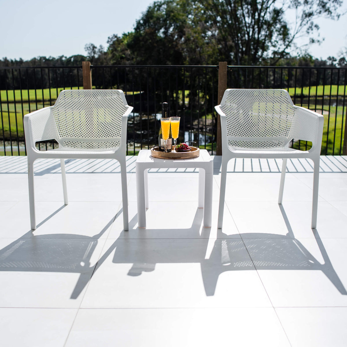 Nero Bali - 3pce - Outdoor Bistro Set