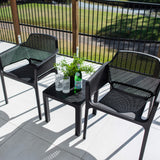Nero Bali - 3pce - Outdoor Bistro Set