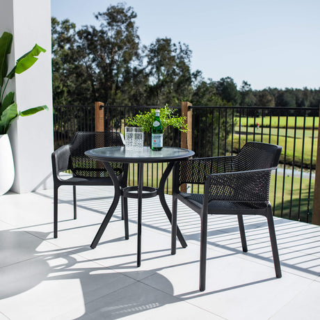 Nero Coventry - 3pce - Outdoor Bistro Set