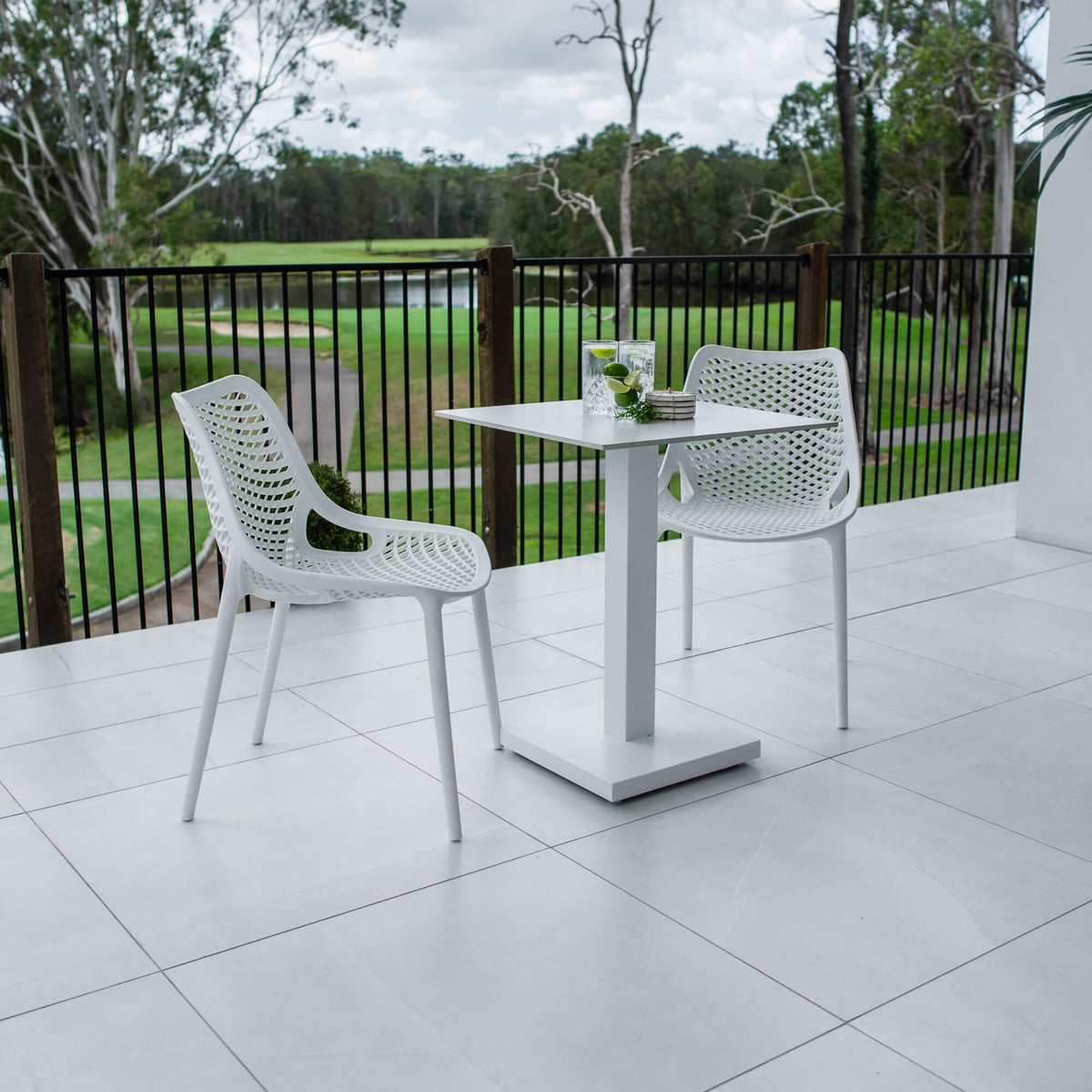 Roma Lennox - 3pce (60x60) - Outdoor Bistro Set