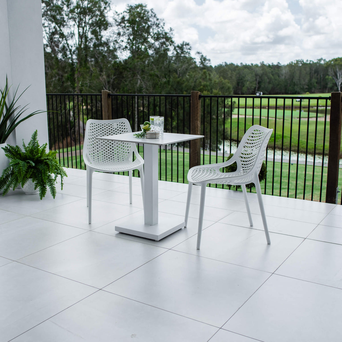 Roma Lennox - 3pce (60x60) - Outdoor Bistro Set