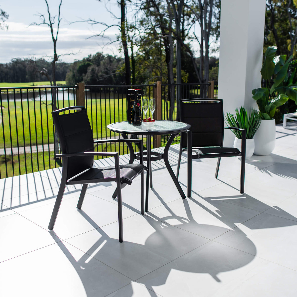 Shelby Coventry - 3pce - Outdoor Bistro Set