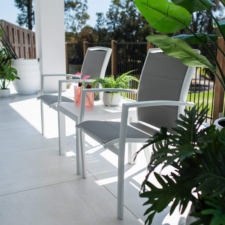 Shelby Slat - 3pce - Outdoor Bistro Set