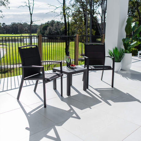 Shelby Slat - 3pce - Outdoor Bistro Set