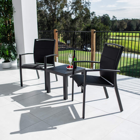 Shelby Slat - 3pce - Outdoor Bistro Set