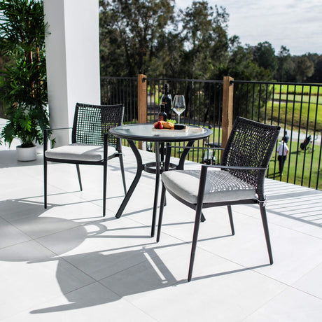 Vienna Rope Coventry - 3pce  - Outdoor Bistro Set