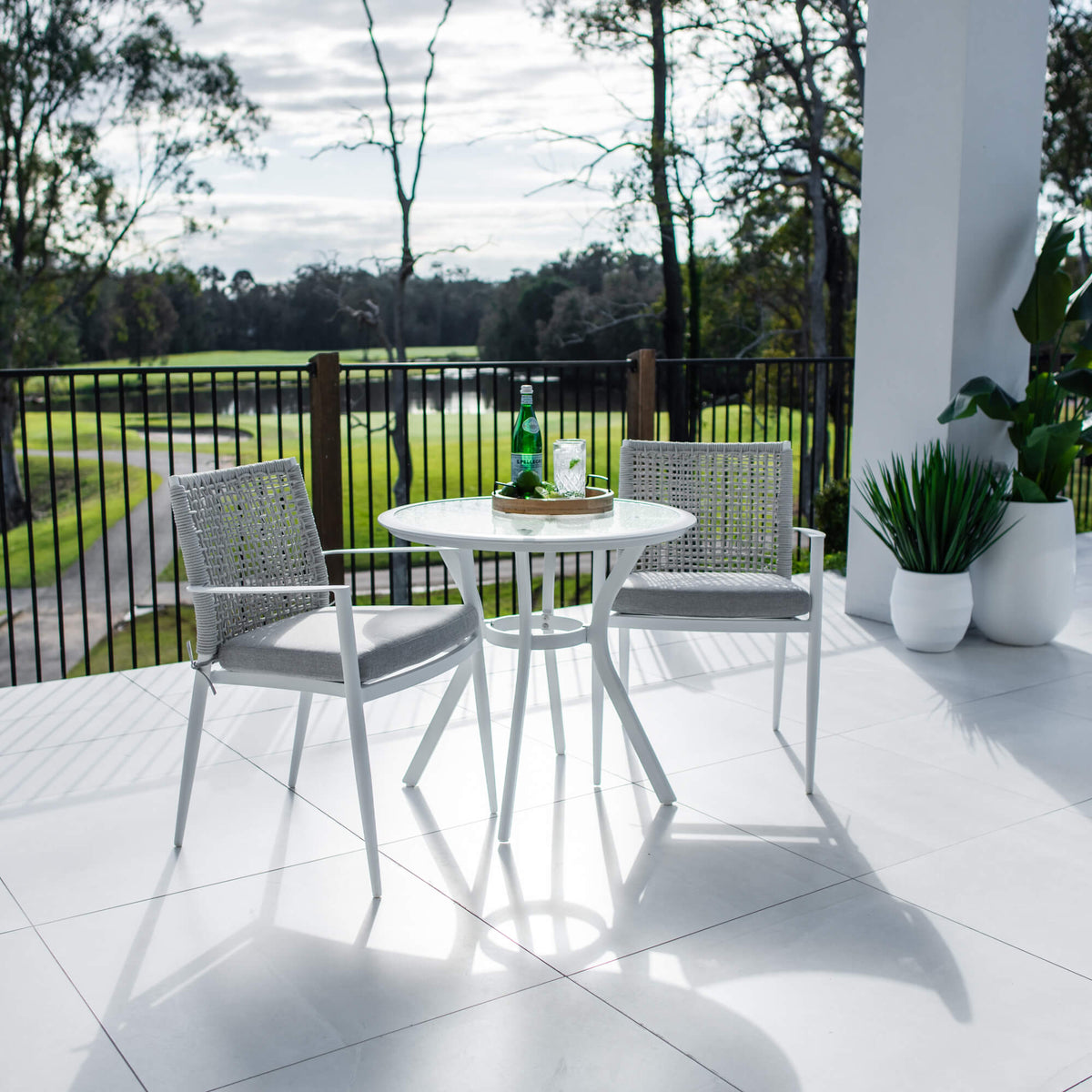 Vienna Rope Coventry - 3pce  - Outdoor Bistro Set