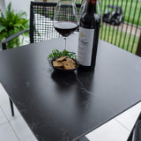 Vienna Rope Lennox - 3pce (60x60) - Outdoor Bistro Set