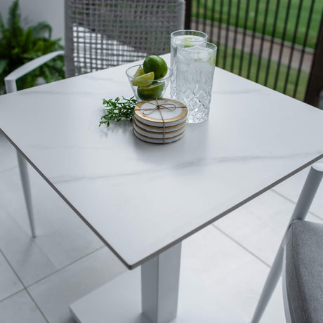 Vienna Rope Lennox - 3pce (60x60) - Outdoor Bistro Set