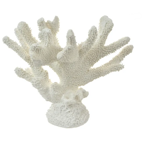 Anenome Coral Resin Sculpture White