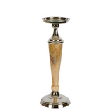 Atlas Aluminium Wooden Candle Holder Small