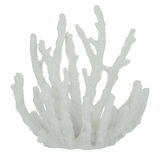 Finger Coral Resin Sculpture White