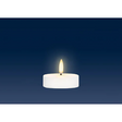 UYUNI Lighting Nordic White Maxi Tealight 6.1 x 2.2cm