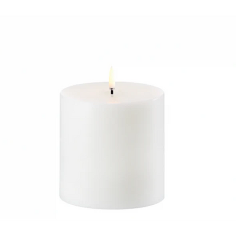 UYUNI Lighting Nordic White Pillar Candle 10.1 x 10.1cm