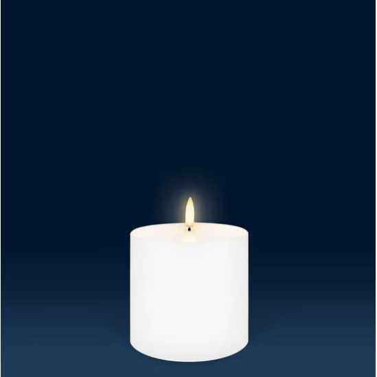 UYUNI Lighting Nordic White Pillar Candle 10.1 x 10.1cm