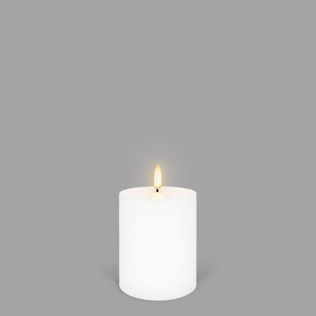 UYUNI Lighting Nordic White Pillar Candle 10.1 x 7.8cm