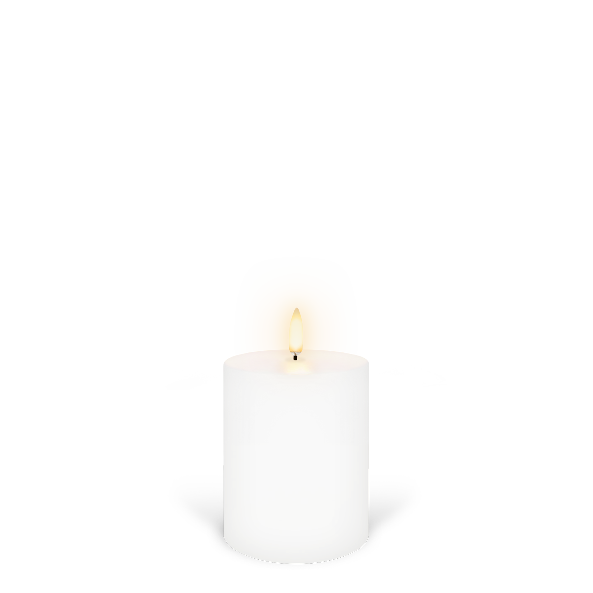 UYUNI Lighting Nordic White Pillar Candle 10.1 x 7.8cm
