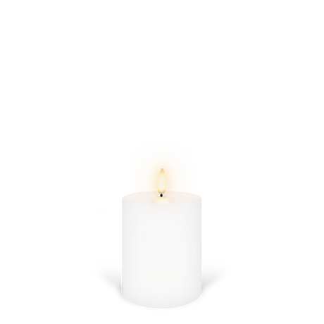 UYUNI Lighting Nordic White Pillar Candle 10.1 x 7.8cm