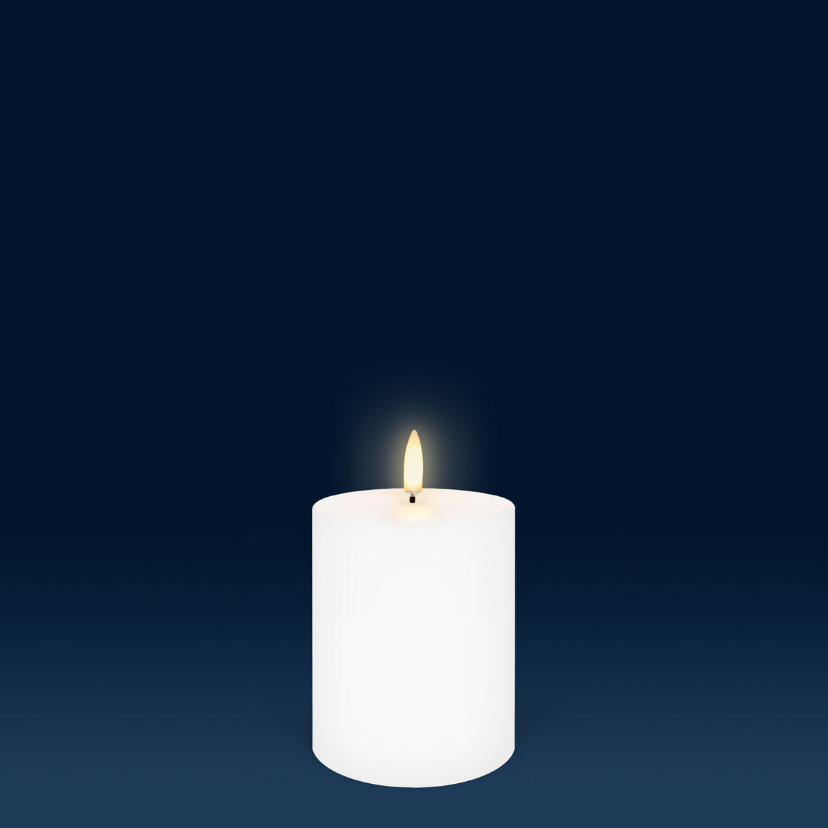 UYUNI Lighting Nordic White Pillar Candle 10.1 x 7.8cm