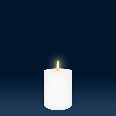 UYUNI Lighting Nordic White Pillar Candle 10.1 x 7.8cm