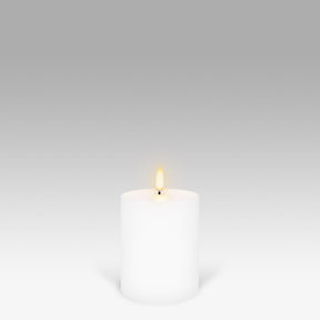UYUNI Lighting Nordic White Pillar Candle 10.1 x 7.8cm