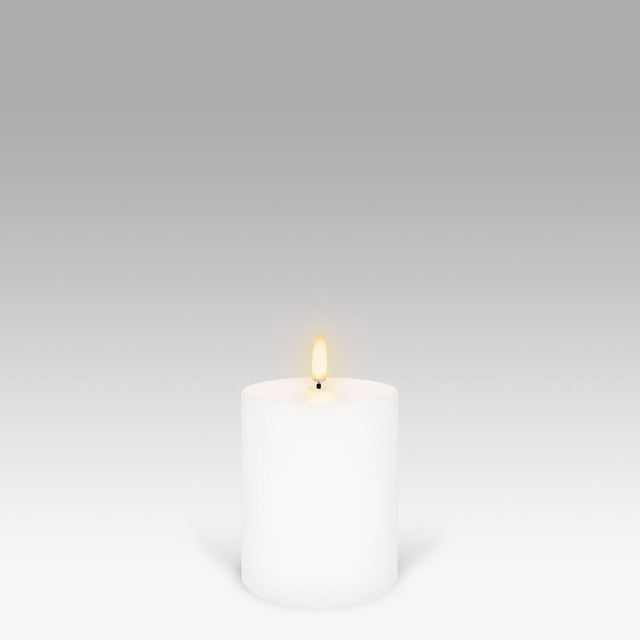 UYUNI Lighting Nordic White Pillar Candle 10.1 x 7.8cm