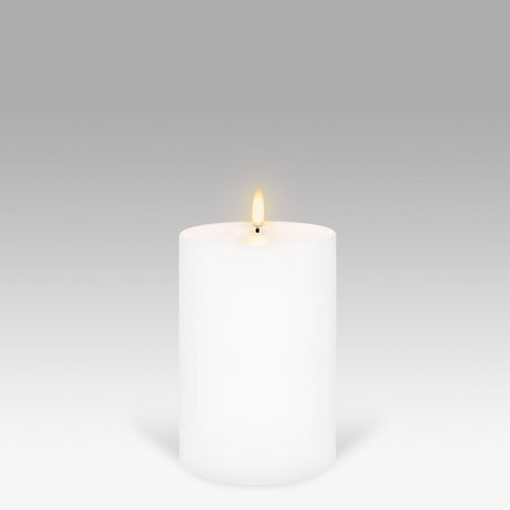UYUNI Lighting Nordic White Pillar Candle 15.2 x 10.1cm